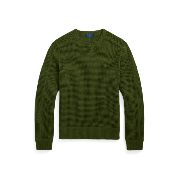 Waffle Knit Wool Alpaca Jumper