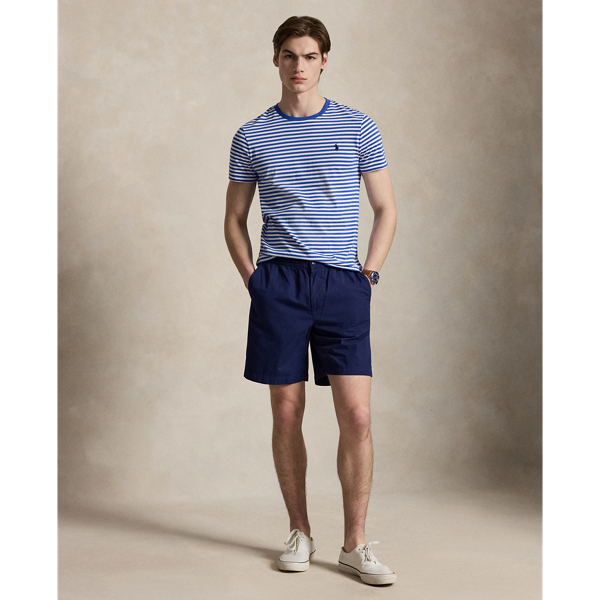 New Iris Blue/White Custom Slim Fit Striped Jersey T-Shirt Polo Ralph Lauren 4