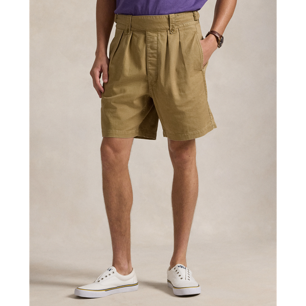 7-Inch Classic Fit Pleated Twill Short