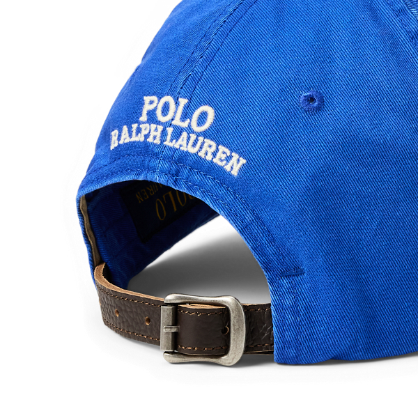 Polo Ralph Lauren 藍色 Polo 熊斜紋布棒球帽 3