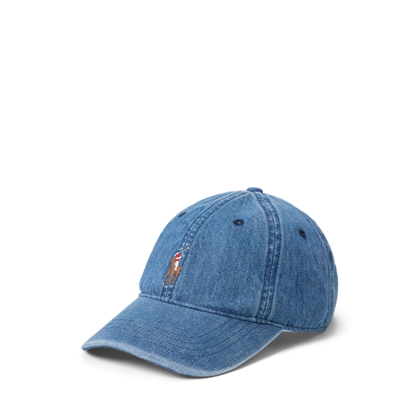【ギフト】 Indigo Denim Cap Ball 帽子