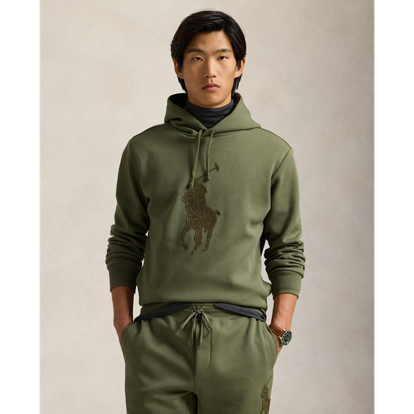 Polo ralph lauren double knit hoodie best sale