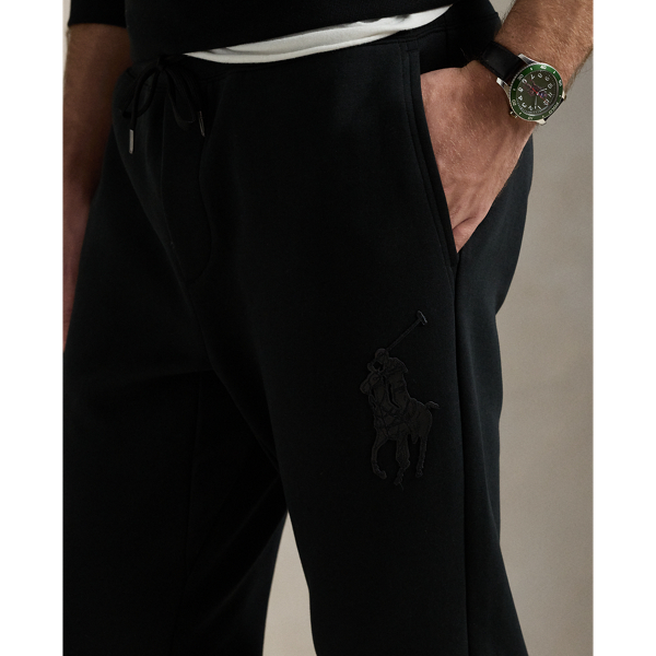 Polo Black Leather-Pony Double-Knit Jogger Pant Polo Ralph Lauren 6