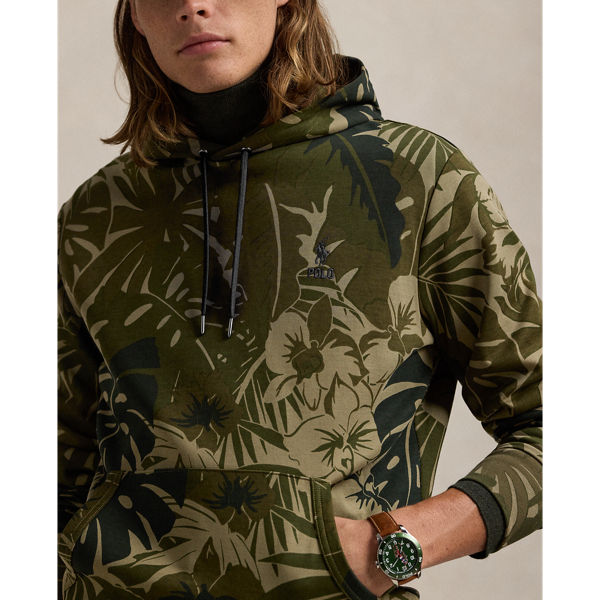 Palm-Camo Double-Knit Hoodie