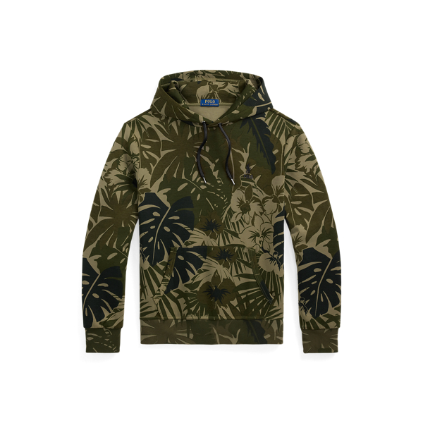 Polo ralph lauren logo camo fleece hoodie sale