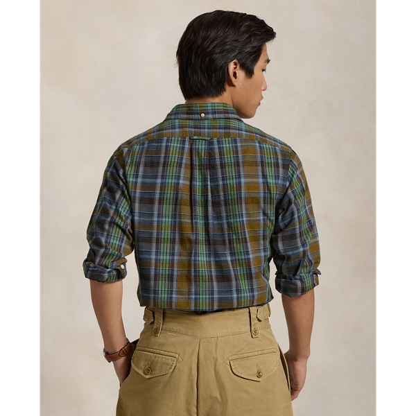 Classic Fit Madras Popover Shirt