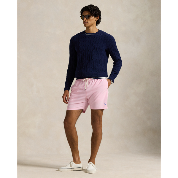 ハーフ・ショートパンツ Polo Ralph Lauren Pink Striped Swim Trunks Polo Ralph Lauren Men's /pink Striped Swim Trunks | ShopSimon