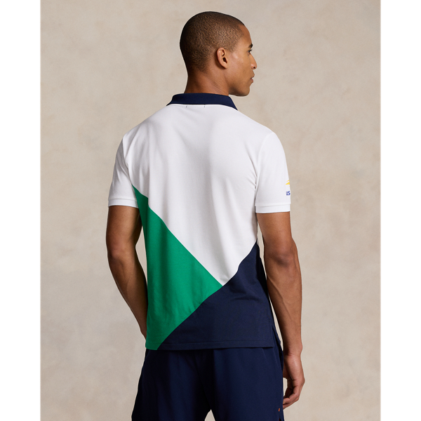 Ceramic White Multi US Open Performance Mesh Polo Shirt Polo Ralph Lauren 5