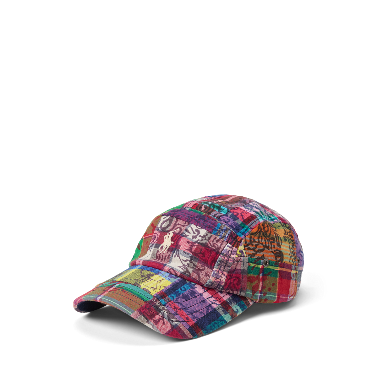 Polo Ralph Lauren Men's popular Patchwork Madras Bucket Hat - S/M Small Medium