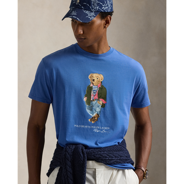 Polo ralph lauren men's polo bear baseball jersey best sale