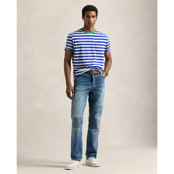 Classic Fit Striped Jersey T-Shirt