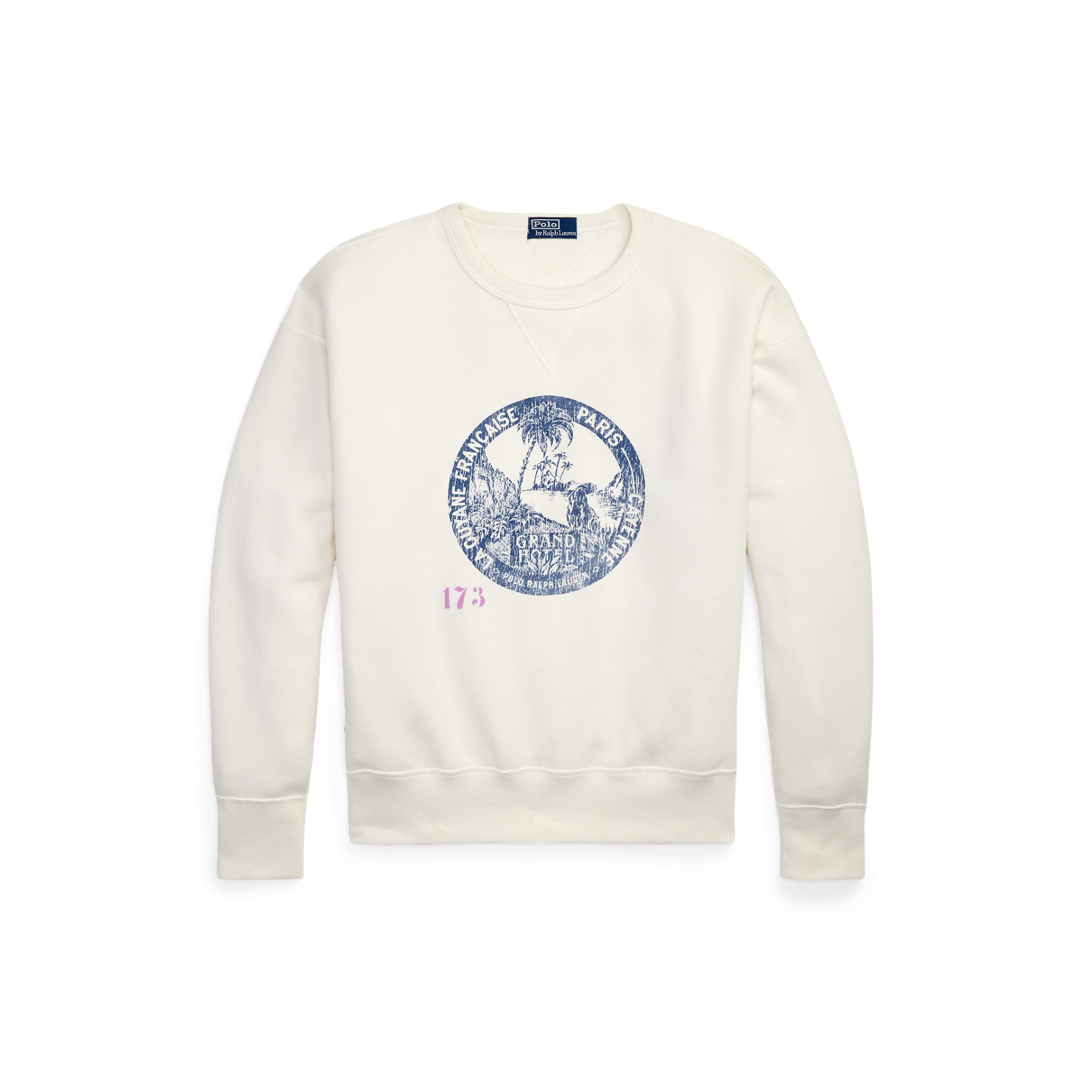 【POLO RALPH LAUREN】 Fleece Graphic Sweatshirt★Vintage Fit Polo Ralph Lauren Vintage Fit Fleece Racing Patch Graphic