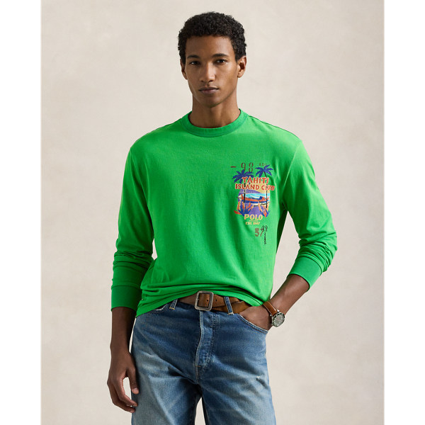 Classic Fit Jersey Graphic T-Shirt