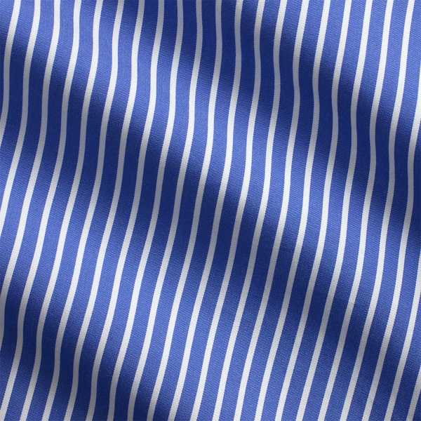 Custom Fit Striped Poplin Shirt