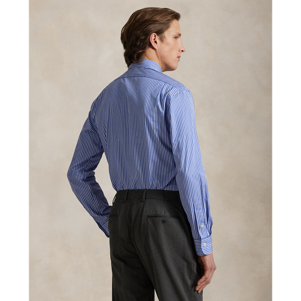 Custom Fit Striped Poplin Shirt