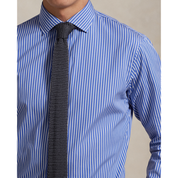 Custom Fit Striped Poplin Shirt