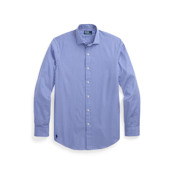 Custom Fit Striped Poplin Shirt