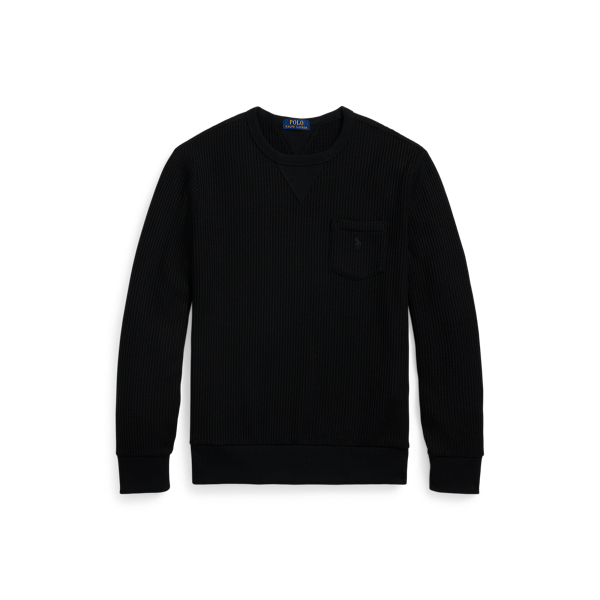 Crew Neck Ralph Lauren Waffle Jumper POLO RALPH LAUREN Logo
