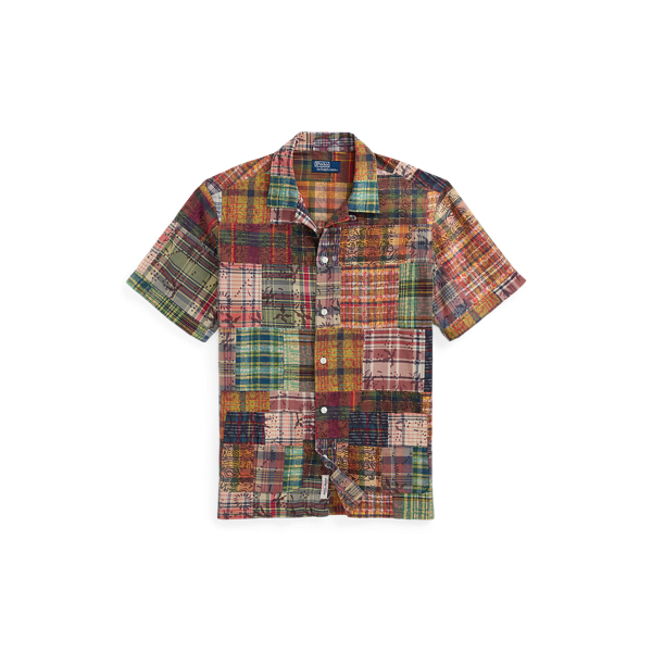 Camicia patchwork madras Classic-Fit Polo Ralph Lauren in 1