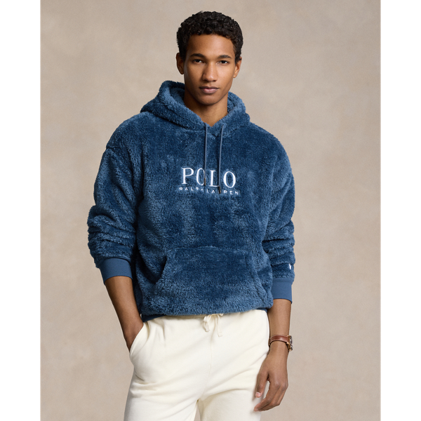 Blue Corsair Fleece-Kapuzenpullover mit Logo Polo Ralph Lauren 1