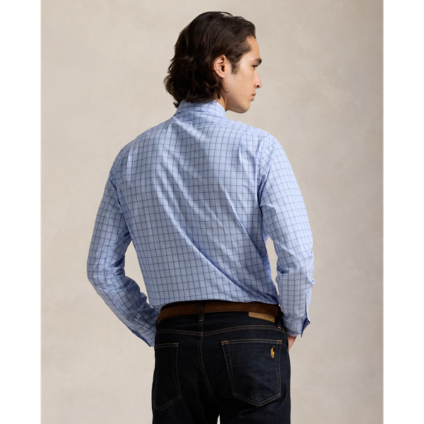 Classic Fit Checked Poplin Shirt