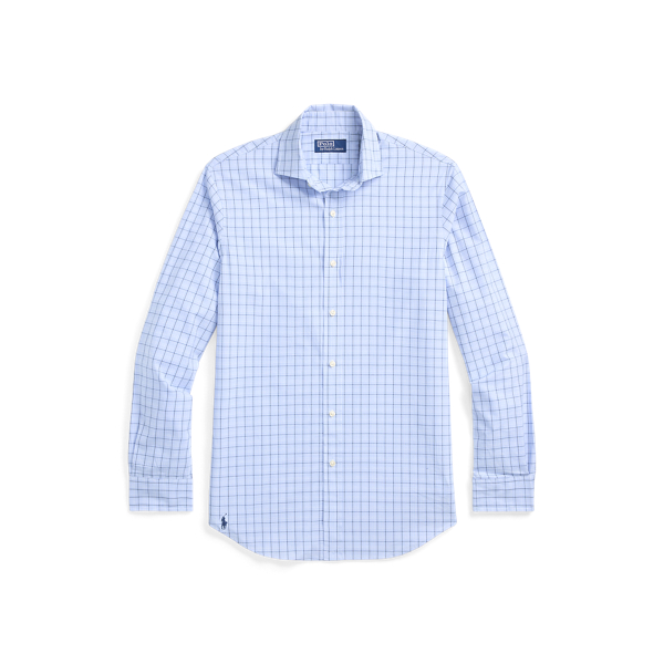 Classic Fit Checked Poplin Shirt