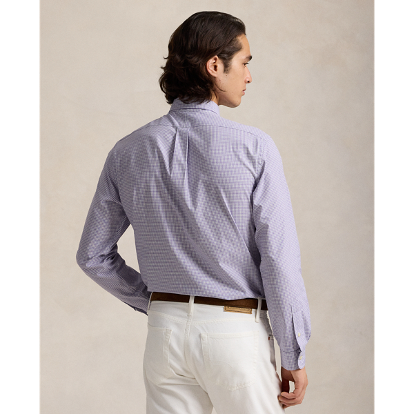 Classic Fit Checked Poplin Shirt