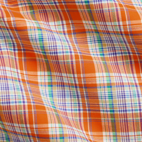 Classic Fit Plaid Stretch Poplin Shirt