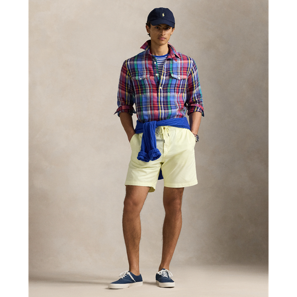 Lime Shorts Polo Prepster mit Mineralfärbung Polo Ralph Lauren 1