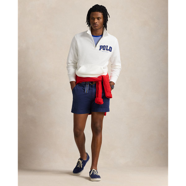 The RL Fleece Logo Collared Sweatshirt