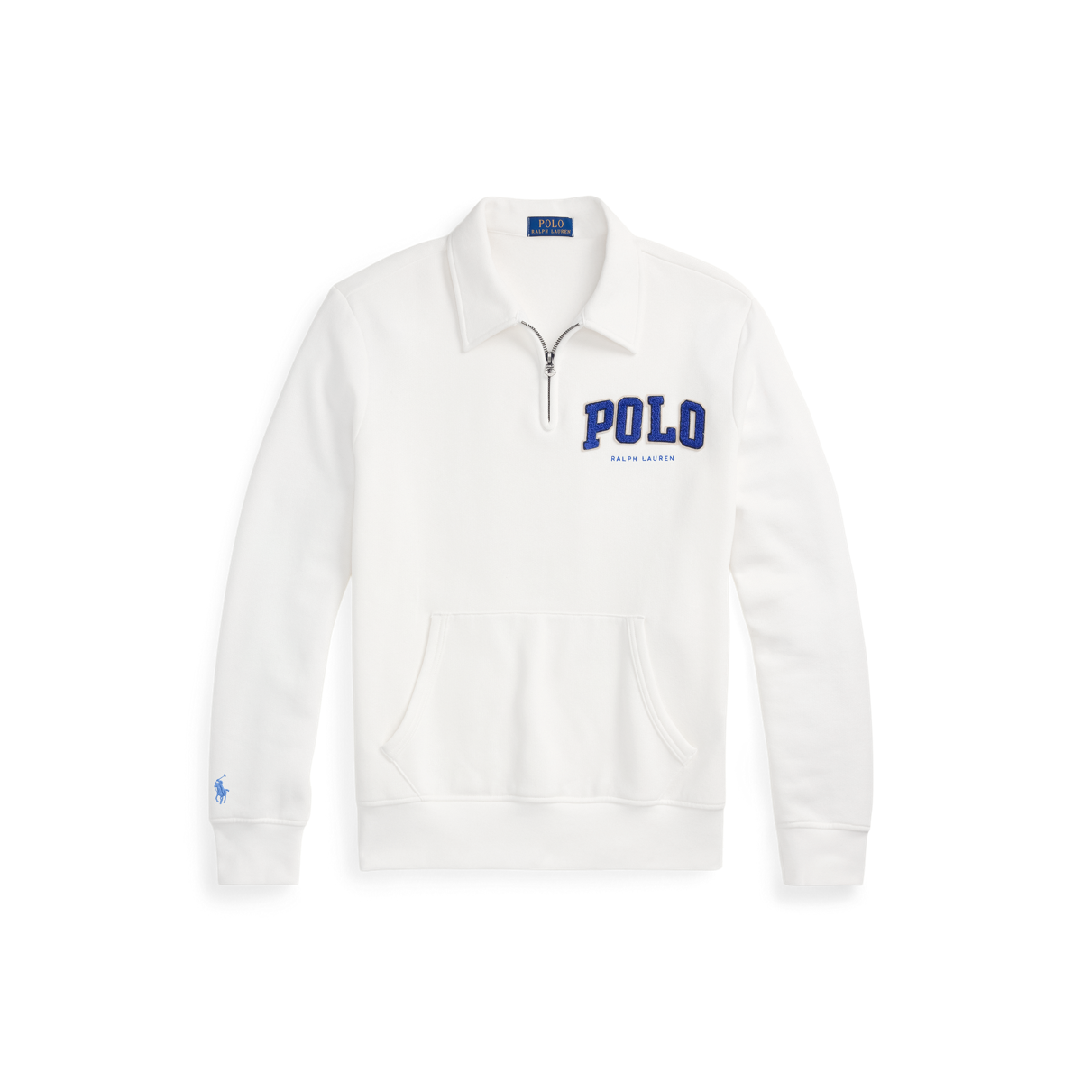 The RL Fleece Logo Collared Sweatshirt