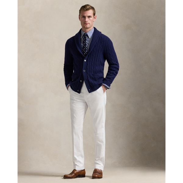 Ceramic White Slim Fit Performance Chino Pant Polo Ralph Lauren 1