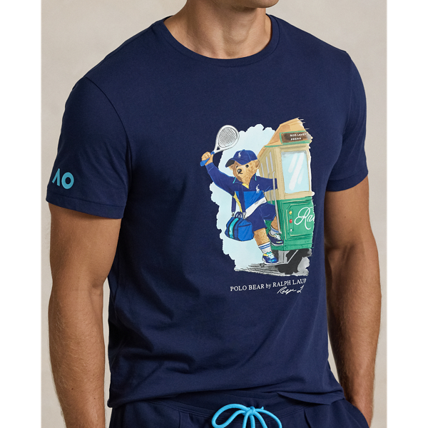 Polo Ralph Lauren 호주 오픈 폴로 베어 티셔츠 리파인드 네이비 6