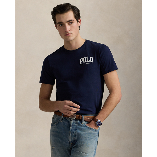 Custom Slim Fit Logo Jersey T-Shirt