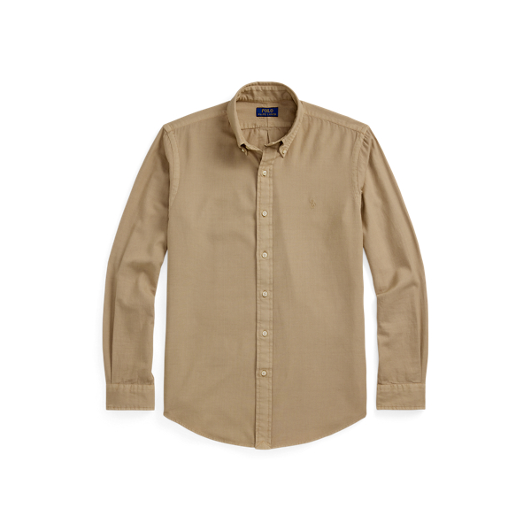 Chemise Custom Fit dobby teint en pièce