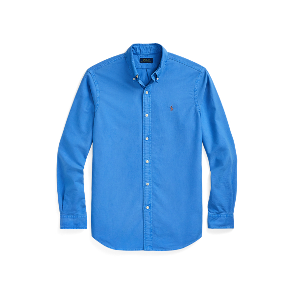 Tシャツ・カットソー Ralph Lauren Custom-Fit Garment Dyed Oxford Shirt Polo Ralph Lauren Custom-fit Garment Dyed Oxford Shirt