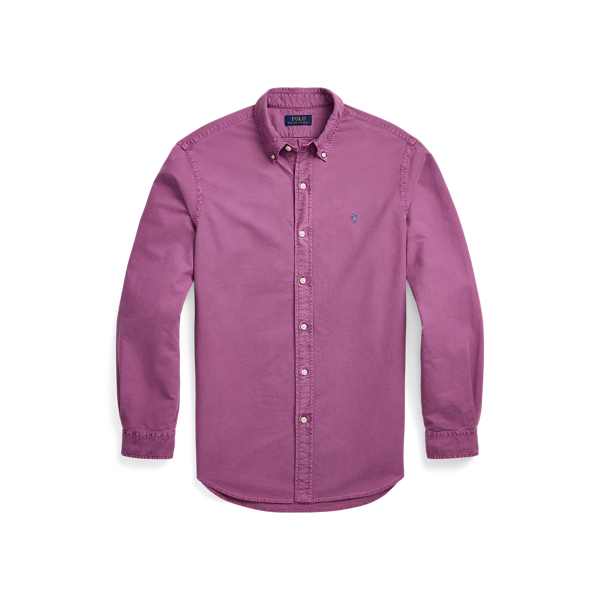 Tシャツ・カットソー Ralph Lauren Custom-Fit Garment Dyed Oxford Shirt Custom Fit Garment-Dyed Oxford Shirt for Men | Ralph Lauren® IN