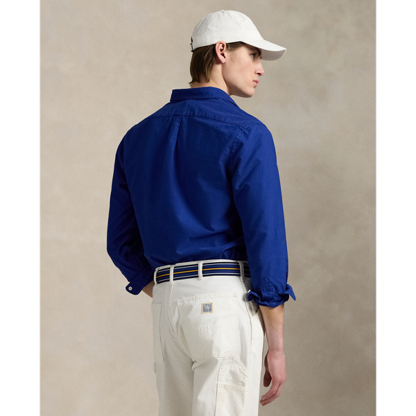 Custom Fit Garment-Dyed Oxford Shirt