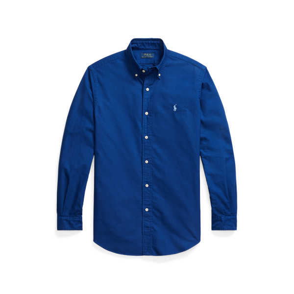 Custom Fit Garment-Dyed Oxford Shirt