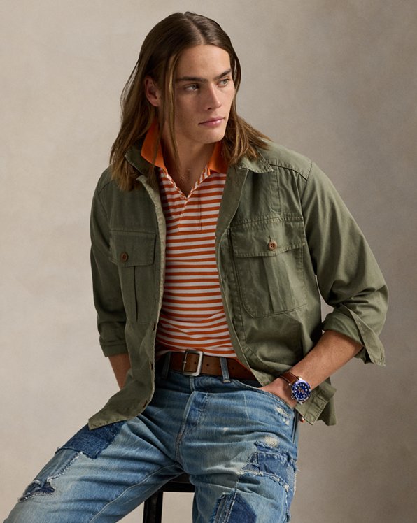 Men's Orange Classic Fit Polo Shirts | Ralph Lauren Men's Orange Classic Fit Polo Shirts | Ralph Lauren