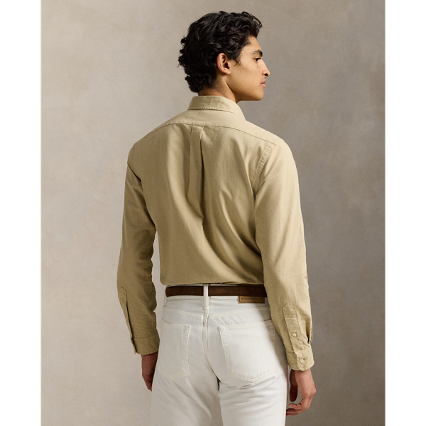 Slim Fit Garment-Dyed Oxford Shirt 
