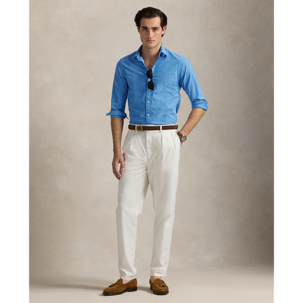 Slim Fit Garment-Dyed Oxford Shirt 