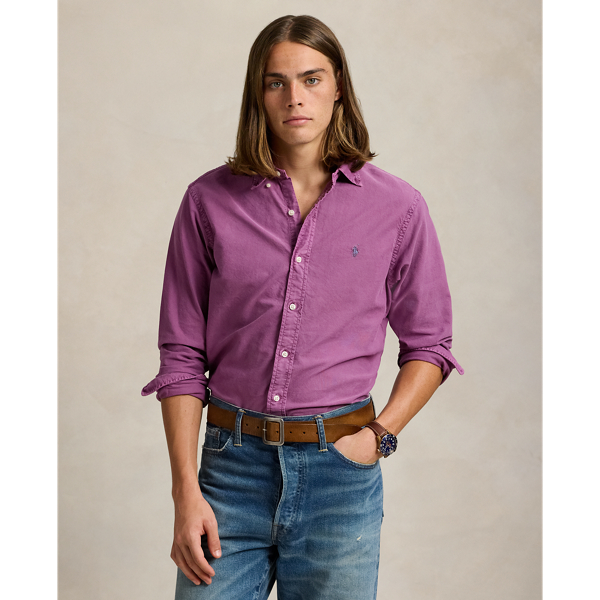 Ralph lauren pink button down shirt best sale