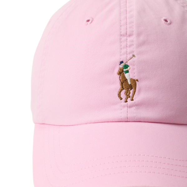 Carmel Pink Stretch-Cotton Twill Ball Cap Polo Ralph Lauren 3