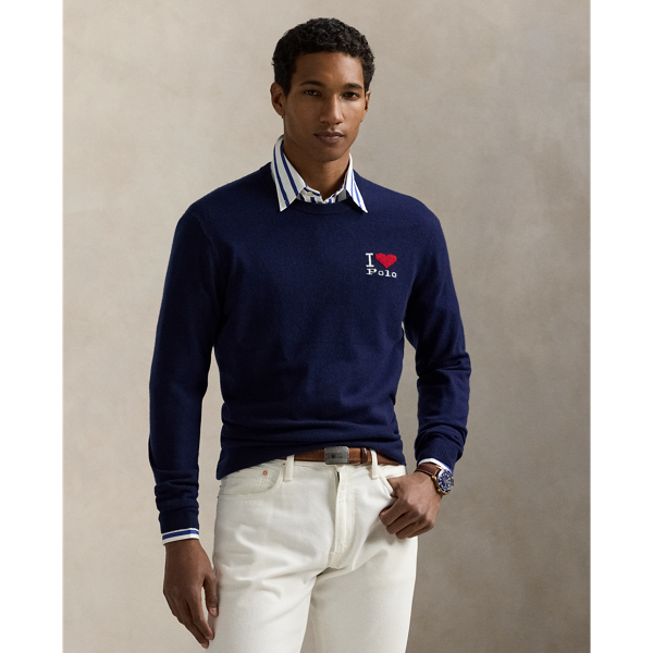 Navy Combo The I Heart Polo Cashmere Jumper Polo Ralph Lauren 1