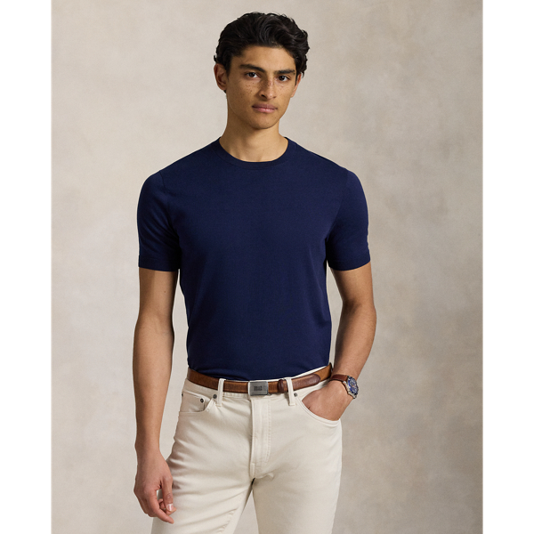 Cotton Short-Sleeve Jumper