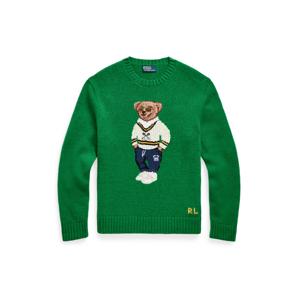 Hiking Bear Wool Sweater