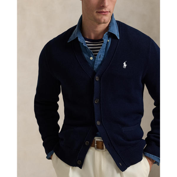 コットン Vネック カーディガン | ラルフ ローレン公式オンラインストア