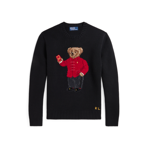 Men's polo bear sweatshirt best sale