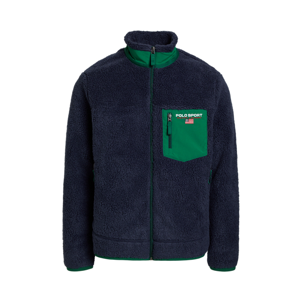 Polo ralph lauren fleece jacket hotsell